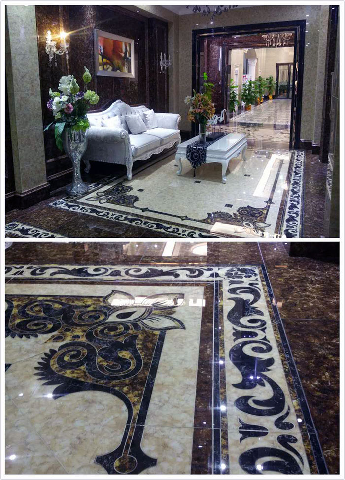 金艾陶客廳留縫實(shí)景圖