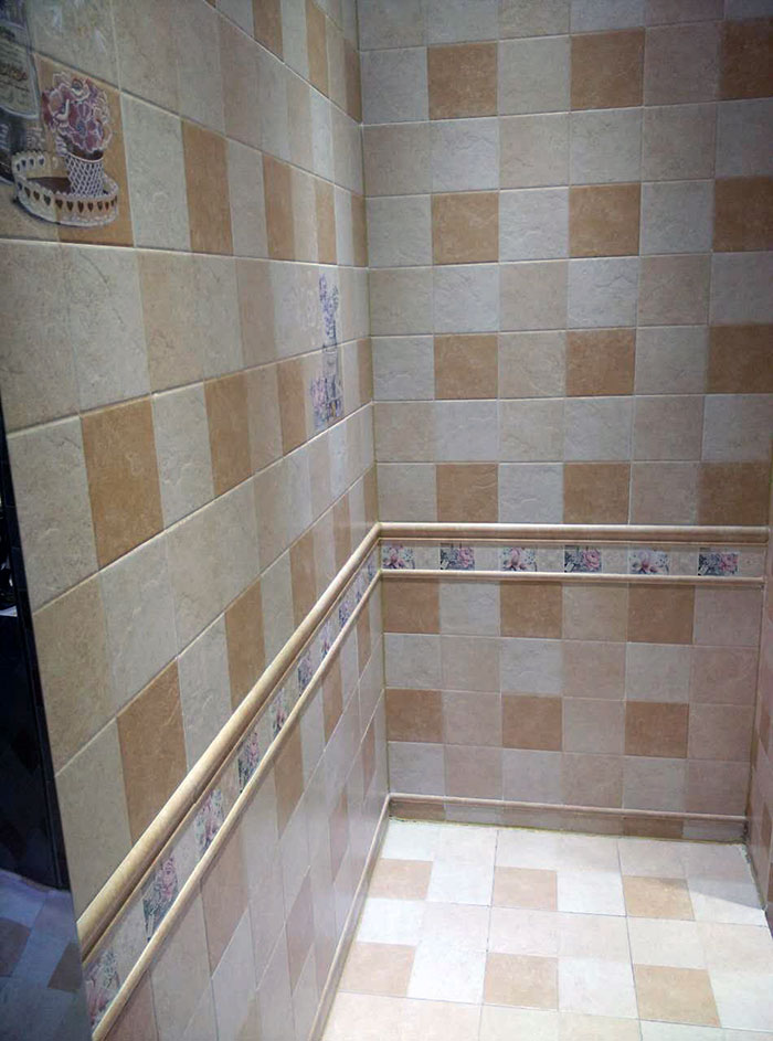 金艾陶仿古磚留縫實(shí)景圖