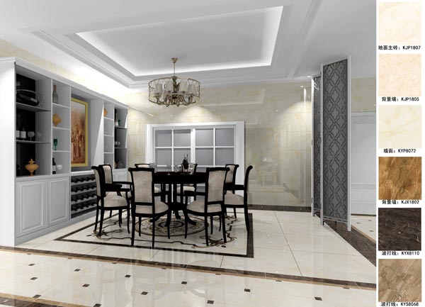 金艾陶家裝:天津廊坊塞納榮府148㎡簡歐風格裝修鑒賞