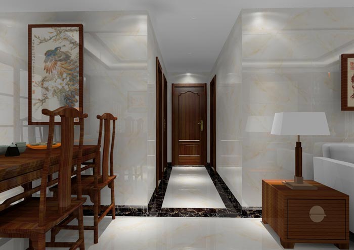 金艾陶家裝：佛山龍湖春江名城98㎡的中式風(fēng)格裝修鑒賞