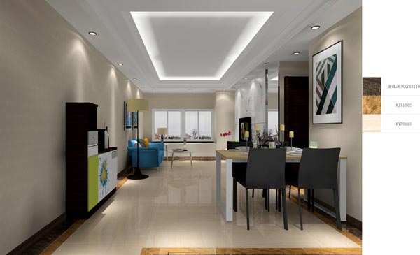 金艾陶家裝：成都時代錦繡59㎡的現(xiàn)代風(fēng)格裝修鑒賞