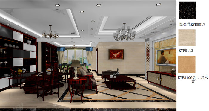 金艾陶家裝：佛山禪城怡翠晉盛花園196㎡的歐式風格裝修鑒賞