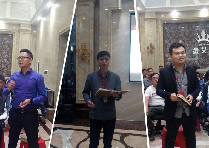 2017年11月2日晚，生命不息，學(xué)習(xí)不止金艾陶法定學(xué)習(xí)日，11月全公司人員學(xué)習(xí)會(huì)圓滿結(jié)束，一起分享《干法》，樂于工作，開心生活，即使在苦難中，只要拼命工作，就能帶來不可思議的好運(yùn)。過好每一天，就是成功之道！