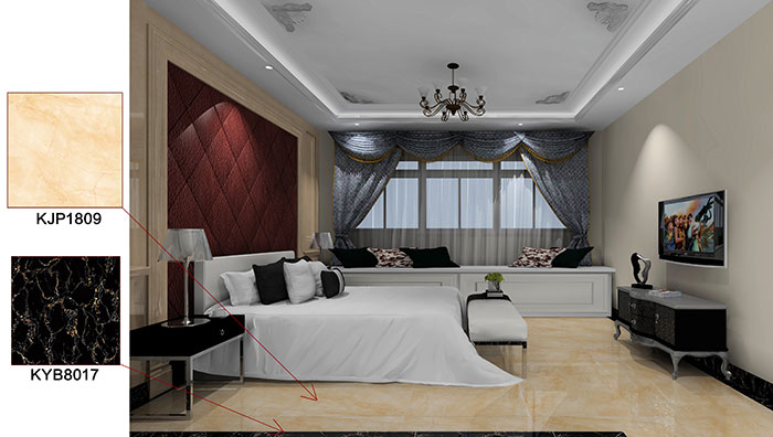 佛山萬(wàn)科·湖岸裝修案例臥室效果圖